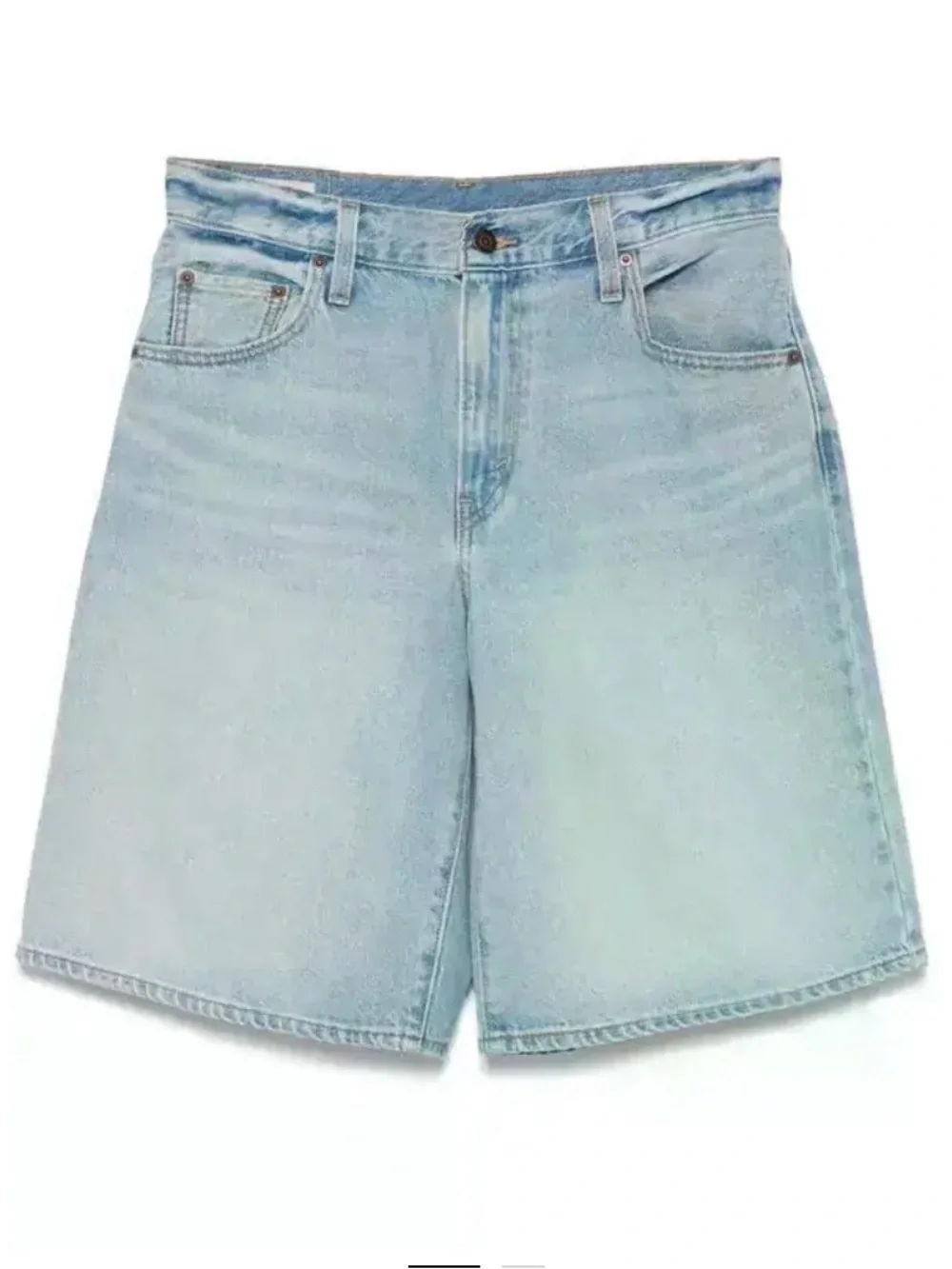 Levi's- Baggy Relaxed Fit Light Wash Jorts. Size: 30